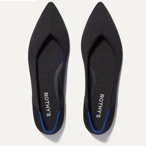 Rothy's Black Pointed Women's Flats 10